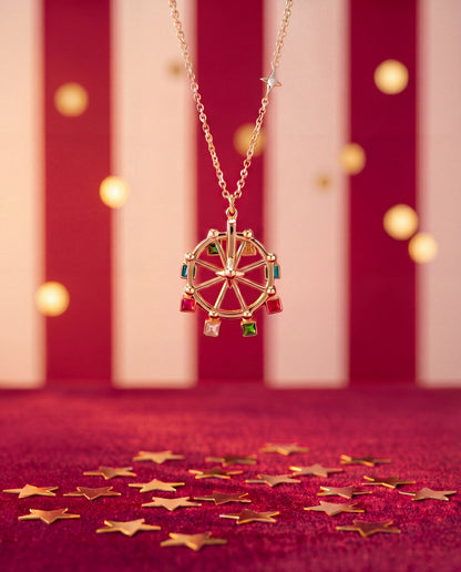 Alex and Ani Carnival Spinning Ferris Wheel Necklace