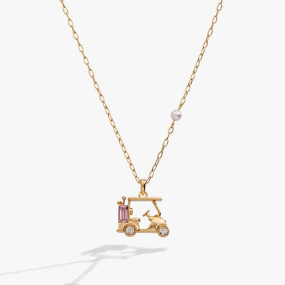 Alex and Ani Golf Cart Necklace