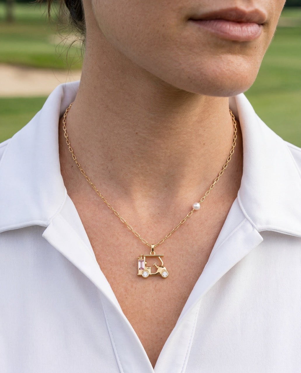 Alex and Ani Golf Cart Necklace