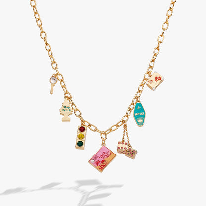 Alex and Ani Road Trip Multi-Charm Necklace