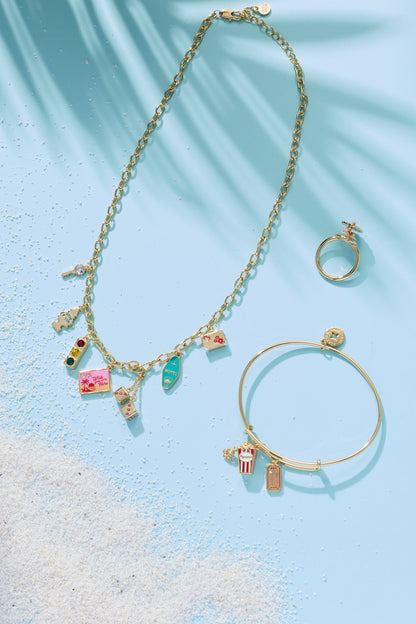 Alex and Ani Road Trip Multi-Charm Necklace