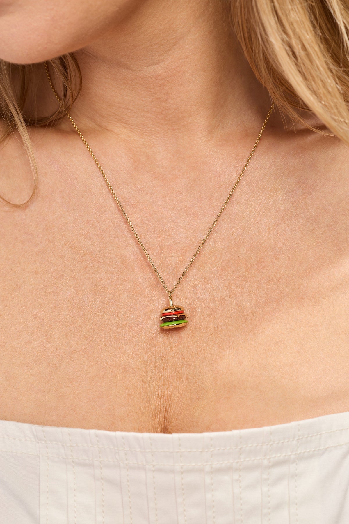 Alex and Ani Hot Grill Summer 'Bun In A Million' Hamburger Pendant