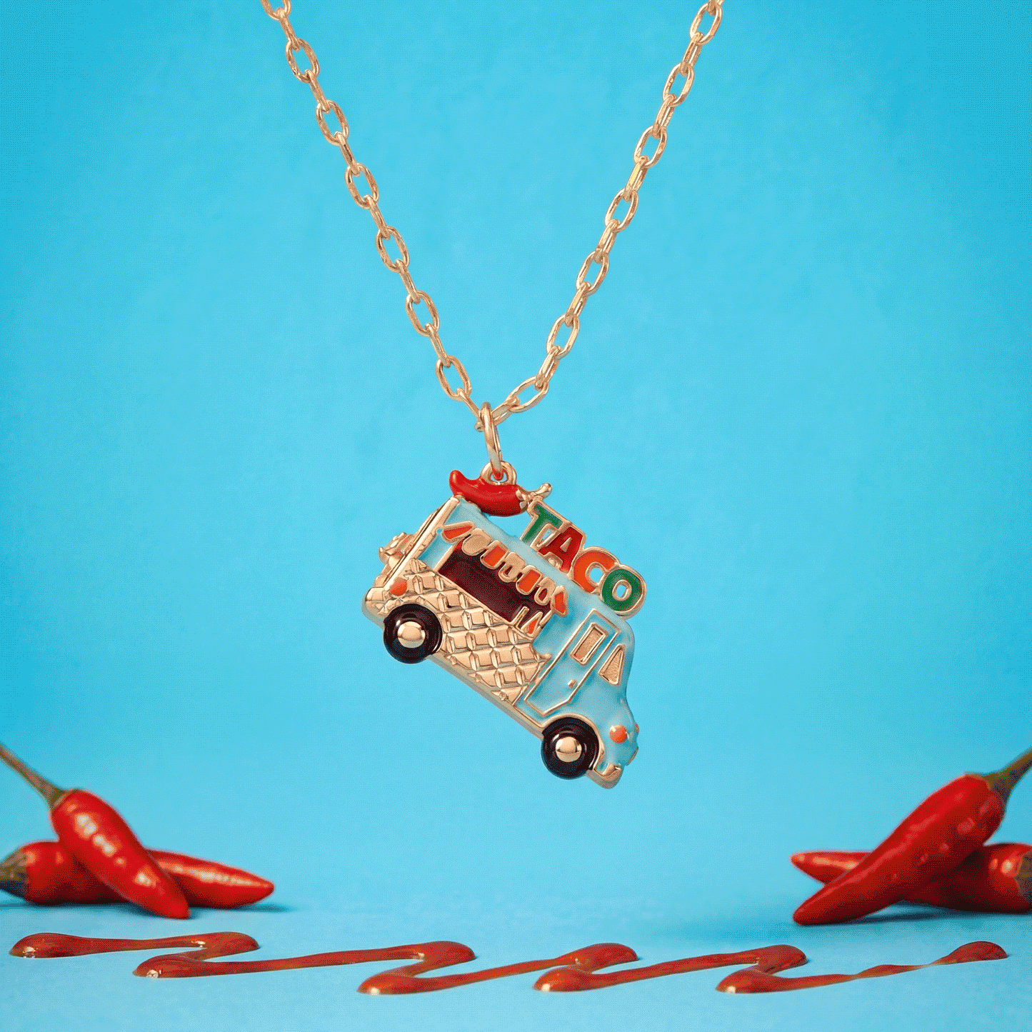 Alex and Ani Taco Truck Necklace
