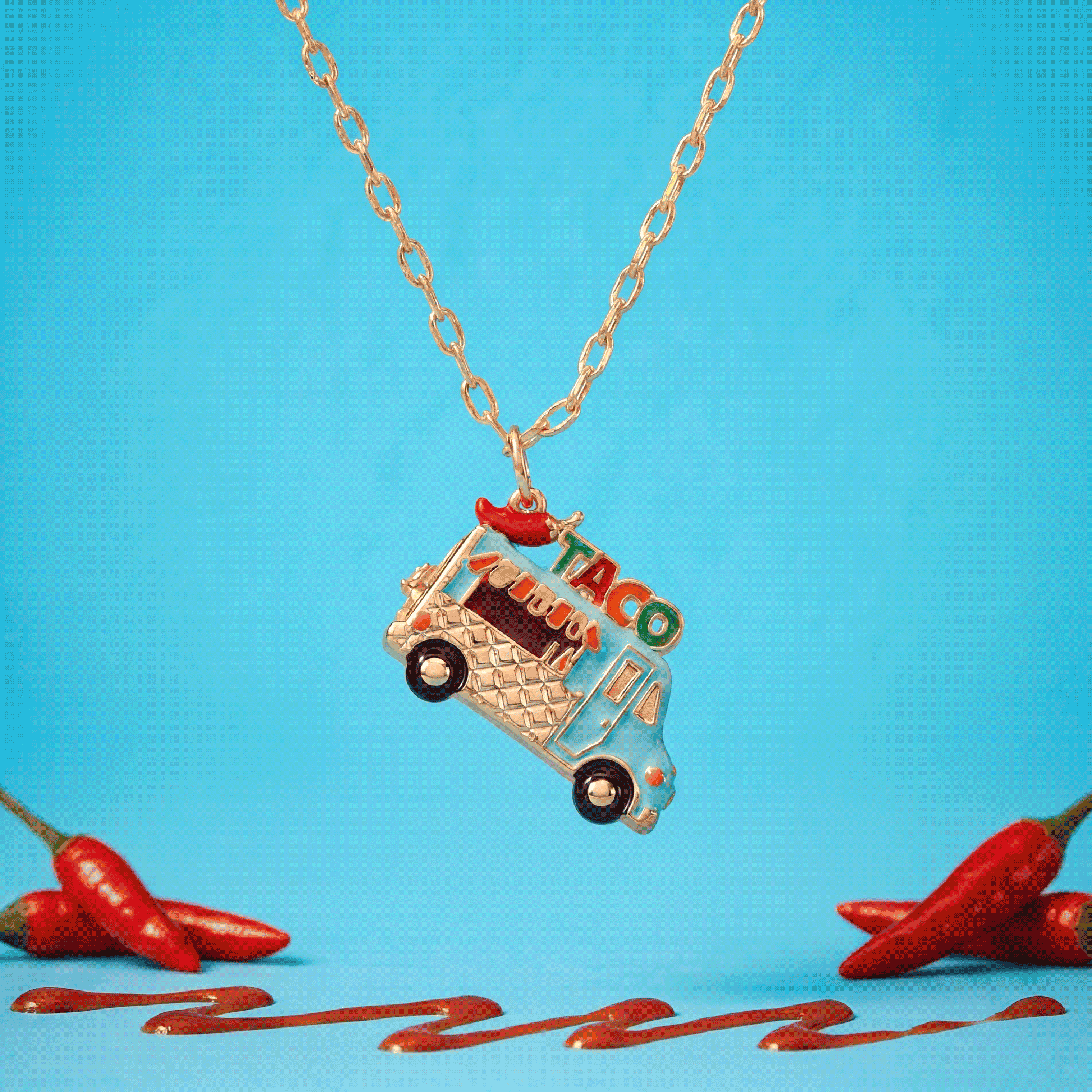Alex and Ani Taco Truck Necklace