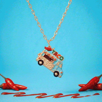 Alex and Ani Taco Truck Necklace