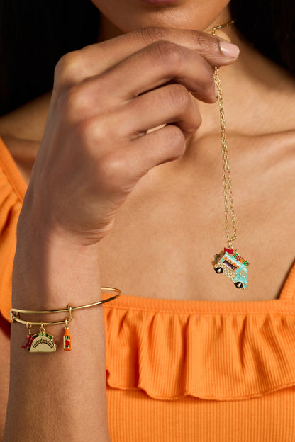 Alex and Ani Taco Truck Necklace
