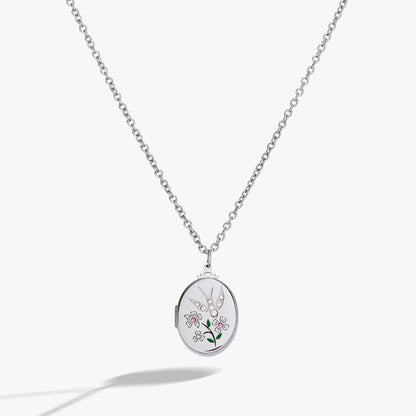 Alex and Ani Birds of a Feather Locket Pendant
