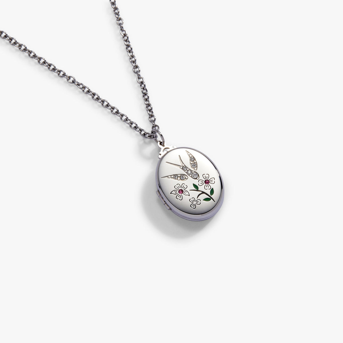 Alex and Ani Birds of a Feather Locket Pendant