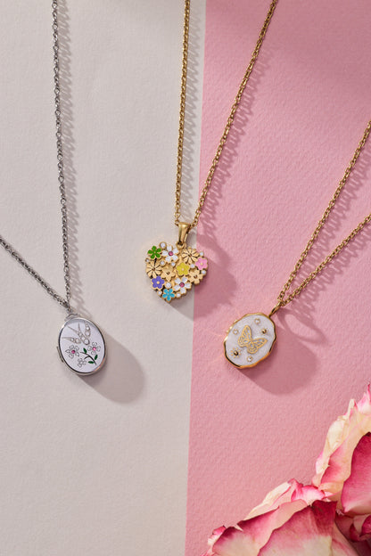 Alex and Ani Birds of a Feather Locket Pendant