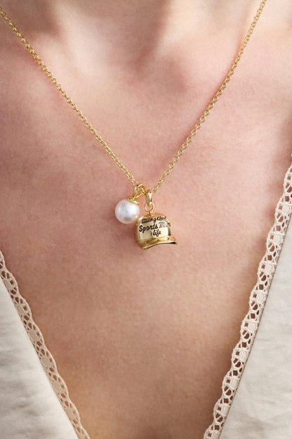 Alex and Ani Living That Sports Mom Life' Baseball Charm Necklace