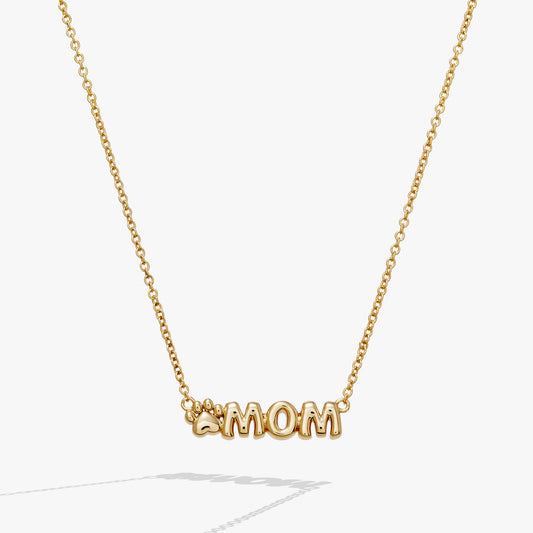 Alex and Ani Pet Mom Nameplate Necklace