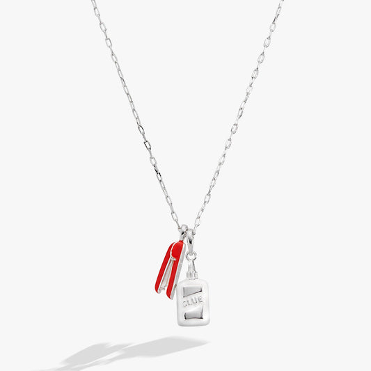 Alex and Ani You Are The Glue Holding Us All Together' Glue & Stapler Charm Necklace