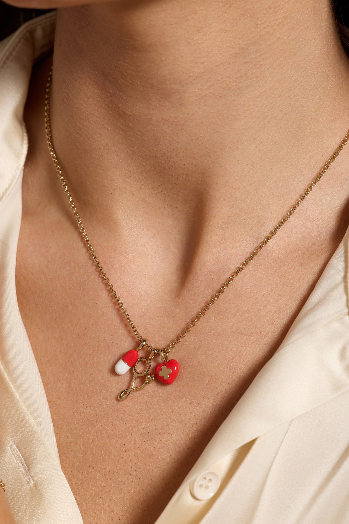 Alex and Ani Unsung Hero' Healthcare Charm Necklace