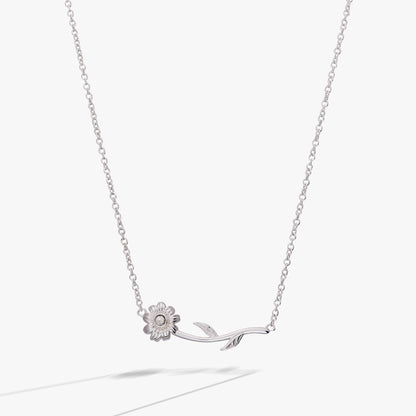 Alex and Ani Daisy Inline Necklace