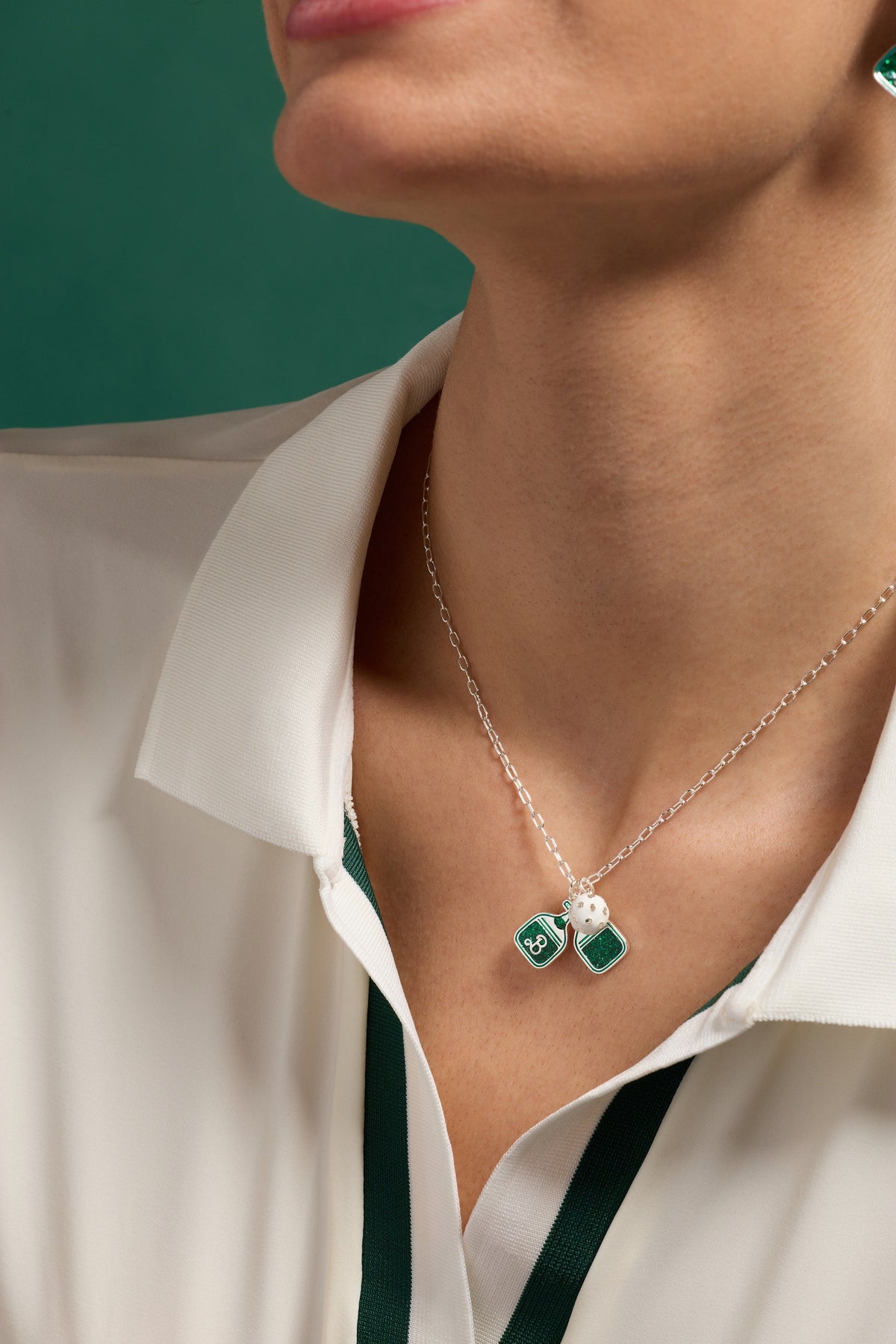 Alex and Ani Barbie™ Pickleball Charm Pendant