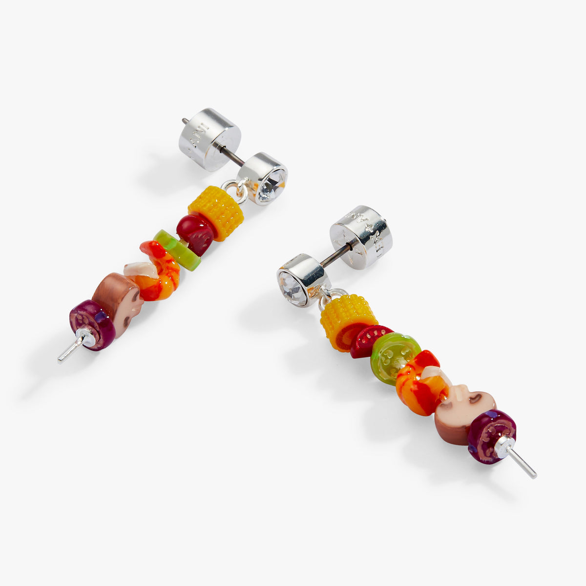 Alex and Ani Hot Grill Summer Skewer Drop Earrings