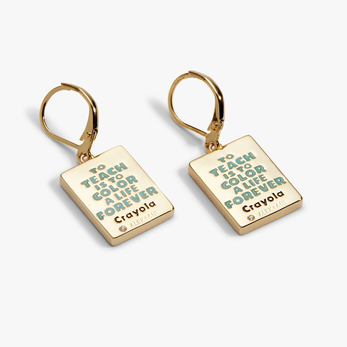 Alex and Ani Crayola 'To Teach Is To Color A Life Forever' Crayon Box Earrings