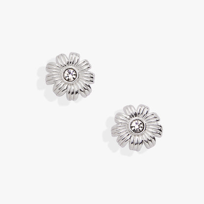 Alex and Ani Daisy Stud Earrings