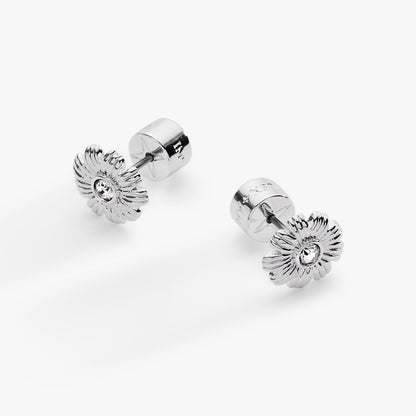Alex and Ani Daisy Stud Earrings