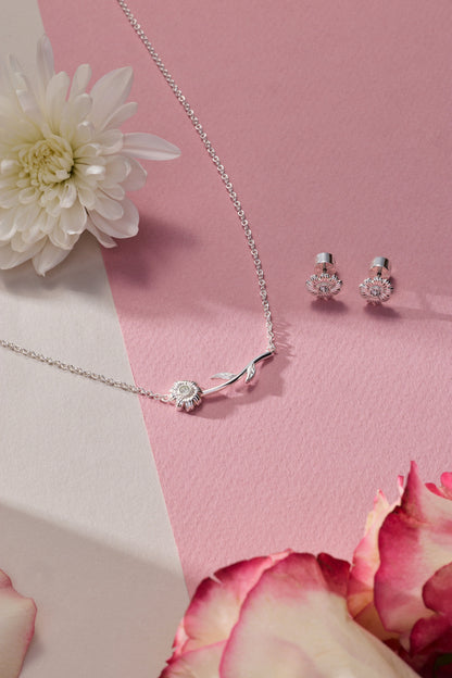 Alex and Ani Daisy Stud Earrings