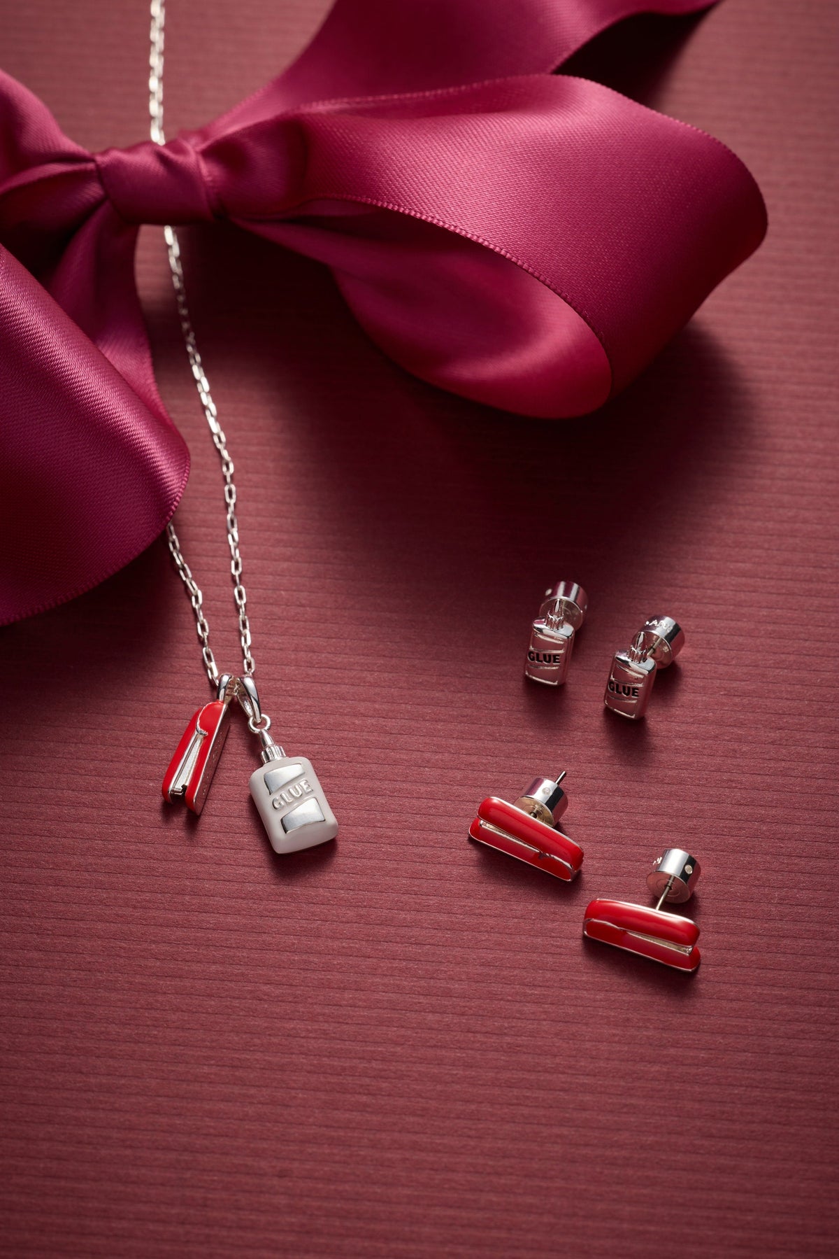 Alex and Ani Holding Us All Together' Glue & Stapler Stud Earring Set