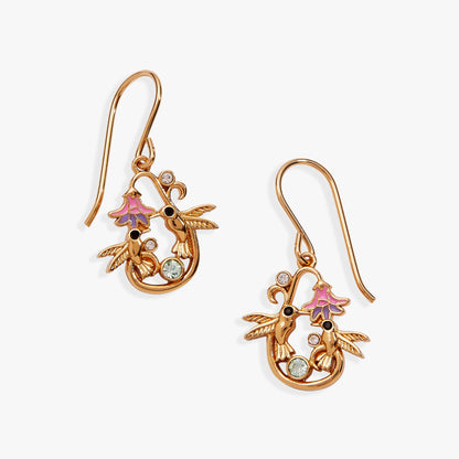 Alex and Ani Birds of a Feather Enamel Drop Earring