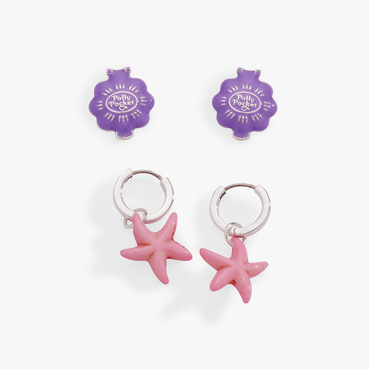 Alex and Ani Polly Pocket™ Limited Edition Pool Party Earring Set of 2