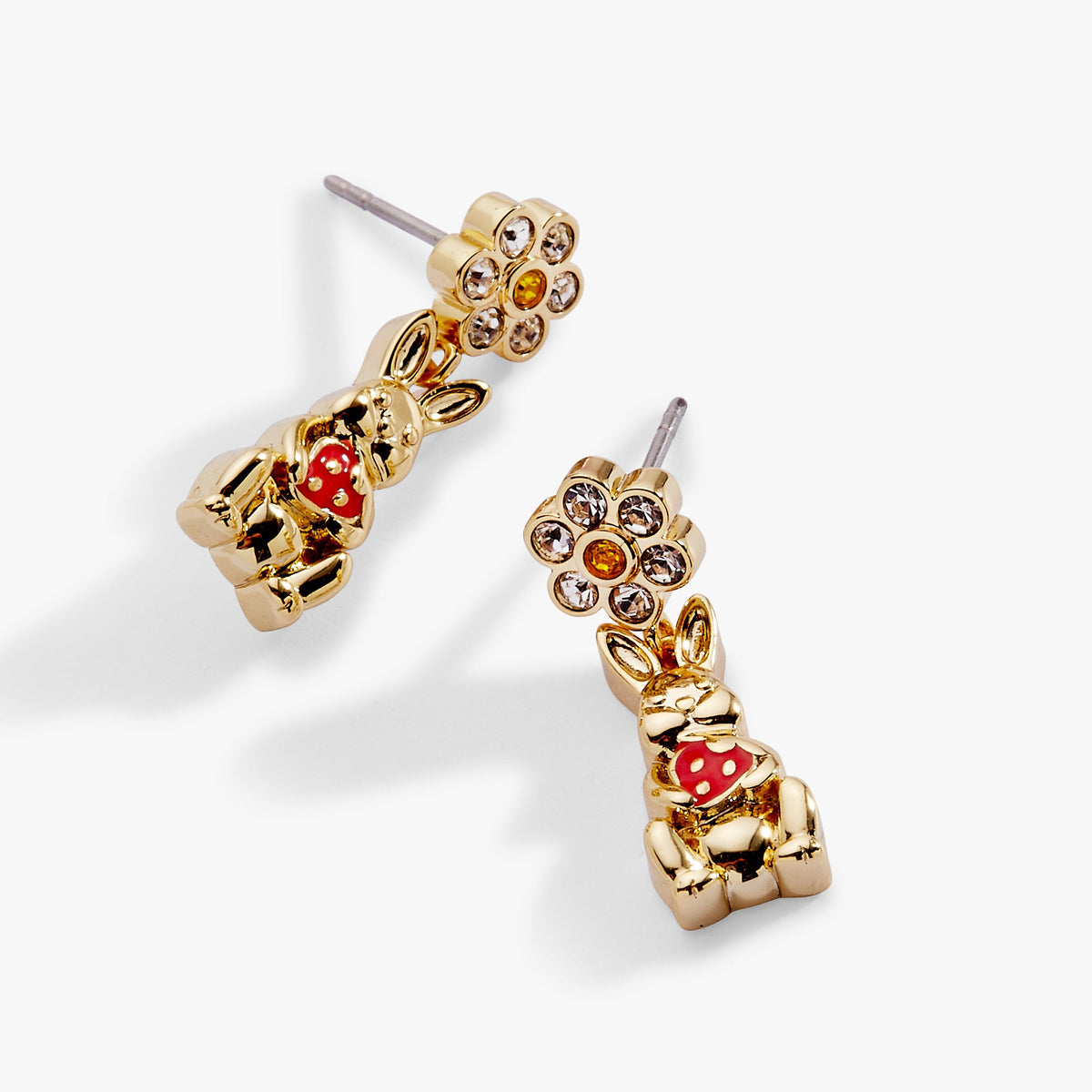 Alex and Ani Bunny Drop Earrings