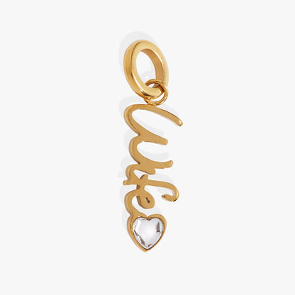 Alex and Ani Wife' Elongated Interchangeable Charm