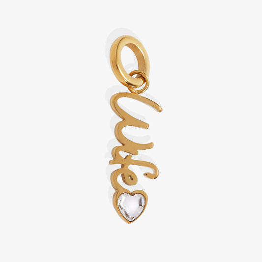 Alex and Ani Wife' Elongated Interchangeable Charm