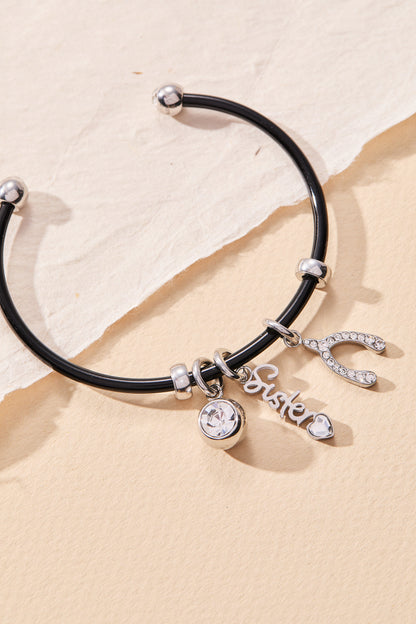 Alex and Ani Sister' Elongated Interchangeable Charm