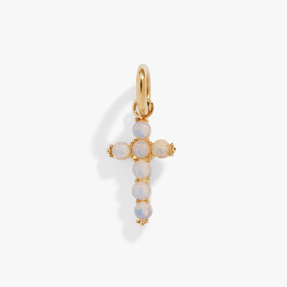 Alex and Ani Opal Cross Interchangeable Charm