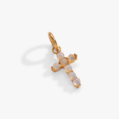 Alex and Ani Opal Cross Interchangeable Charm