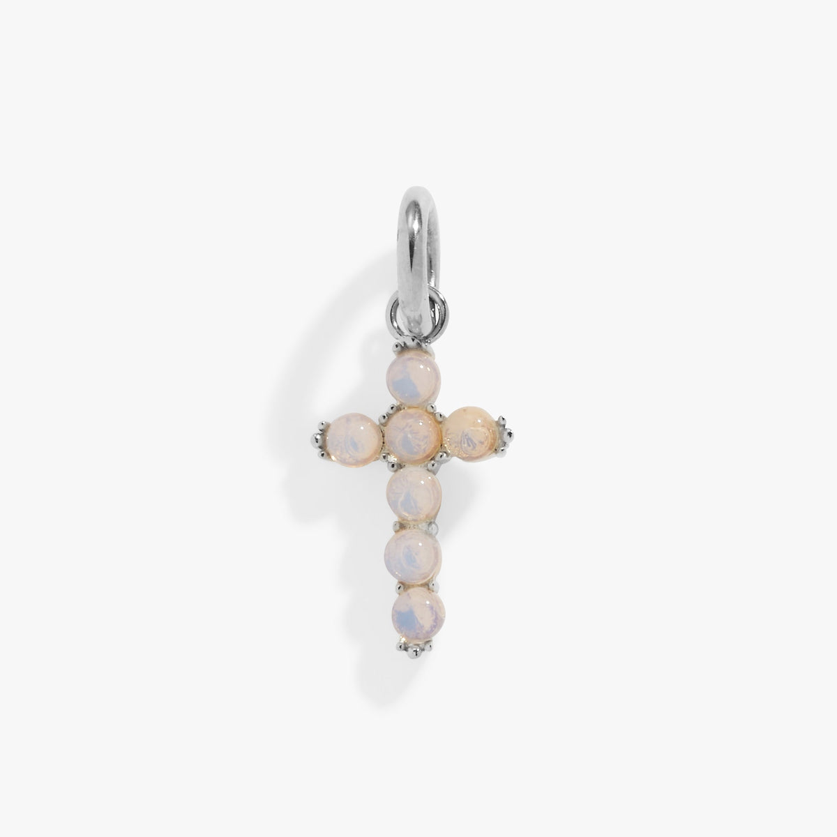 Alex and Ani Opal Cross Interchangeable Charm