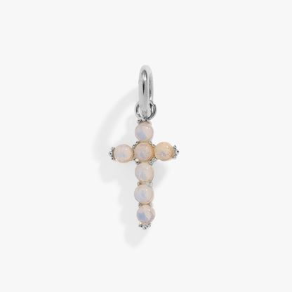 Alex and Ani Opal Cross Interchangeable Charm