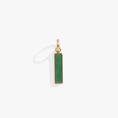 Alex and Ani Green Aventurine Gemstone Interchangeable Bar Charm
