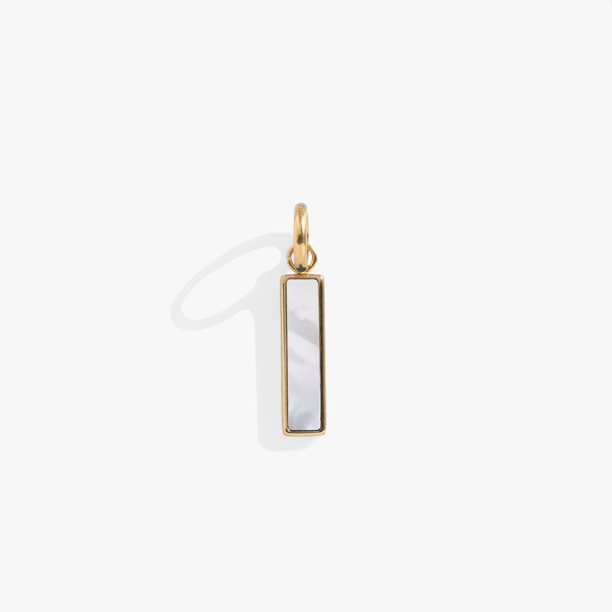 Alex and Ani Mother of Pearl Gemstone Interchangeable Bar Charm