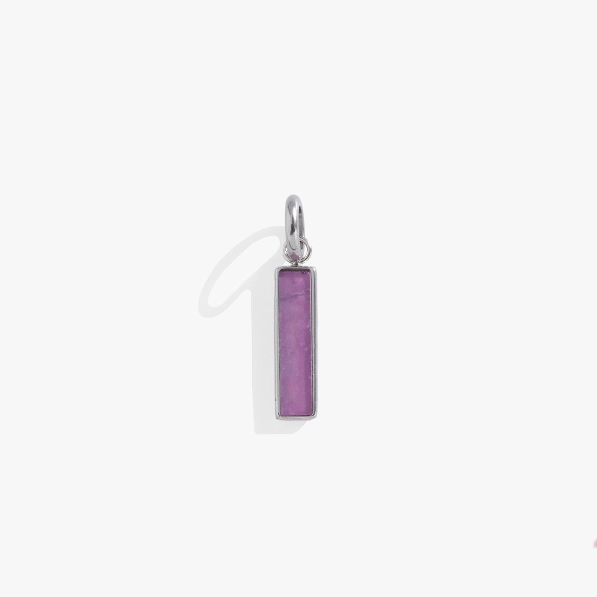 Alex and Ani Amethyst Gemstone Interchangeable Bar Charm