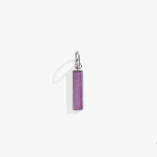 Alex and Ani Amethyst Gemstone Interchangeable Bar Charm