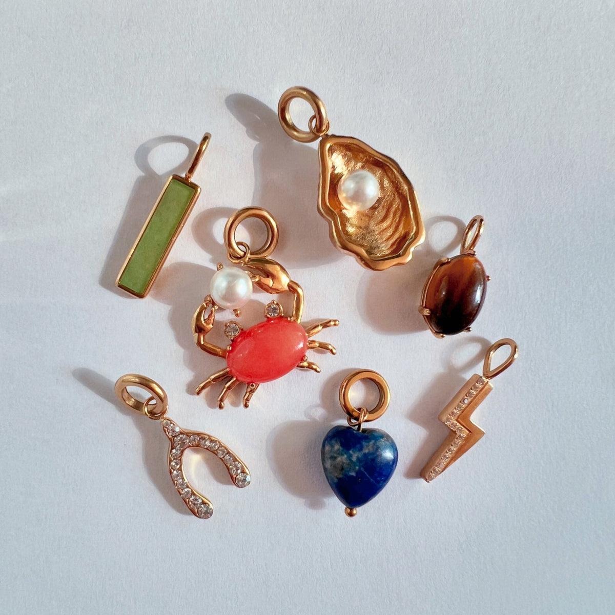 Alex and Ani Pave Wishbone Interchangeable Charm​