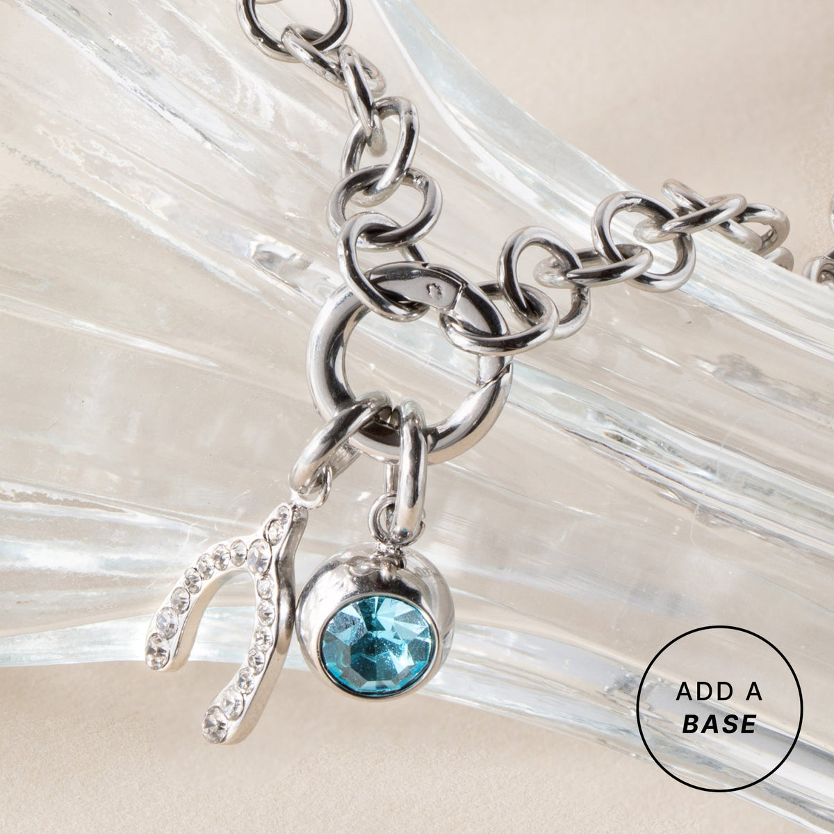 Alex and Ani Pave Wishbone Interchangeable Charm​
