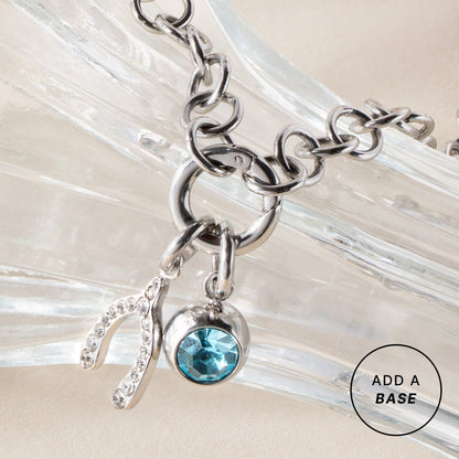 Alex and Ani Pave Wishbone Interchangeable Charm​