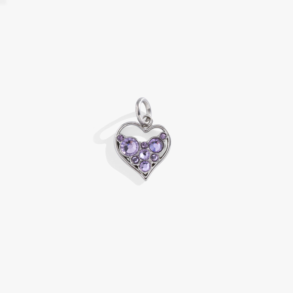 Alex and Ani Crystal Heart Interchangeable Charm​