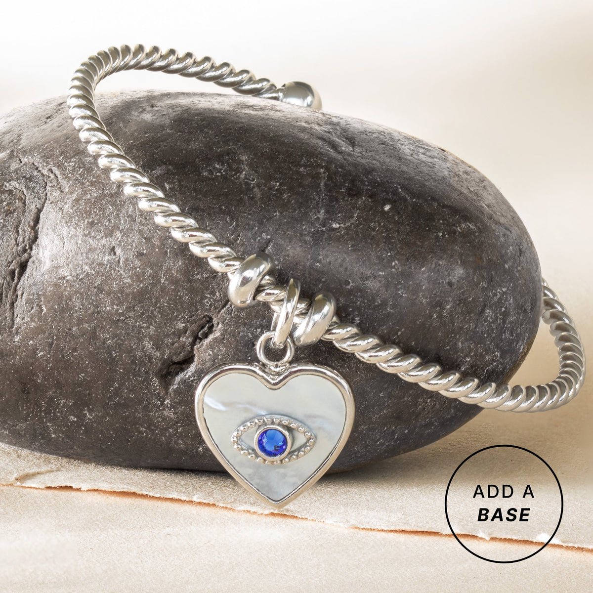 Alex and Ani Evil Eye Heart Interchangeable Charm​