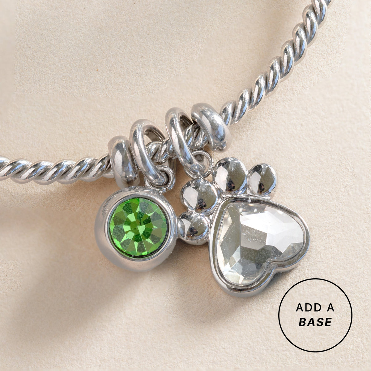 Alex and Ani Crystal Paw Interchangeable Charm