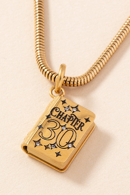Alex and Ani 30th Chapter Book Charm