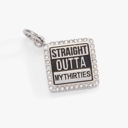 Alex and Ani Straight Outta My Thirties - 40th Birthday Charm
