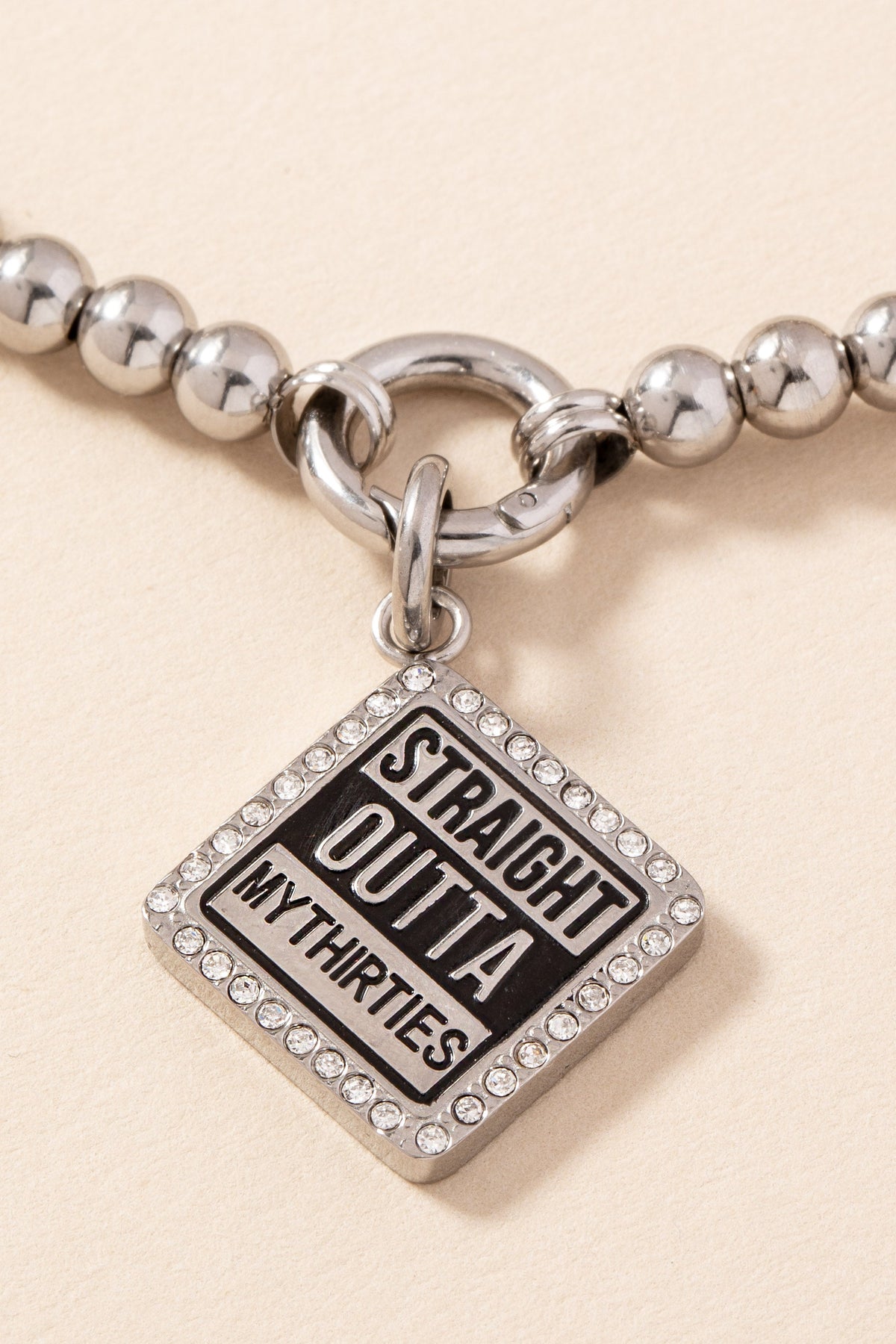 Alex and Ani Straight Outta My Thirties - 40th Birthday Charm
