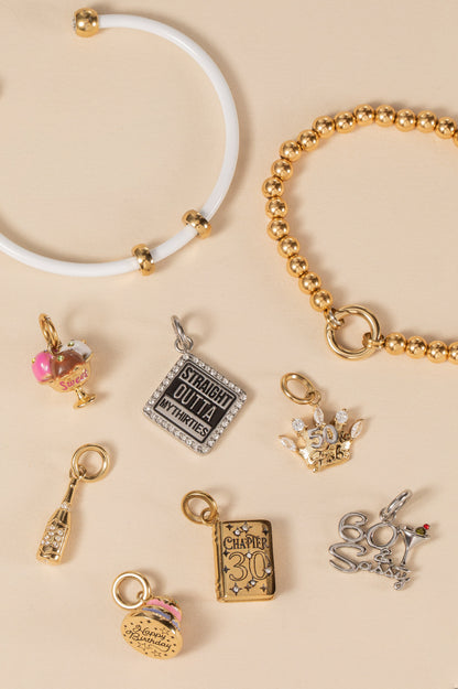 Alex and Ani Straight Outta My Thirties - 40th Birthday Charm