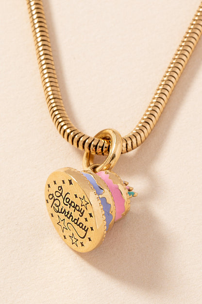 Alex and Ani Happy Birthday Cake Charm